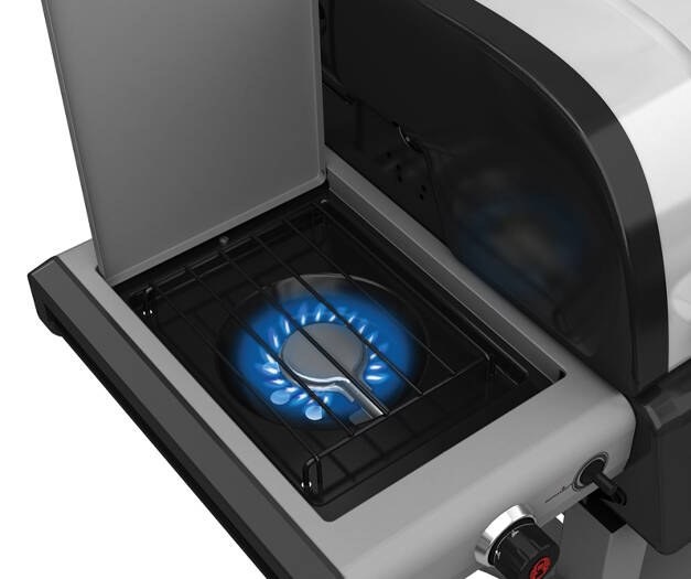 Coleman Cookout 4 Burner Portable Propane Grill with Side Burner
