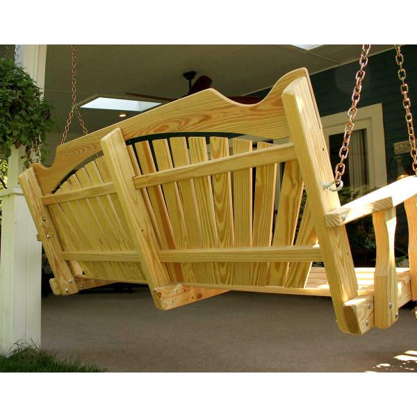 Creekvine Designs Treated Pine Fanback Porch Swing