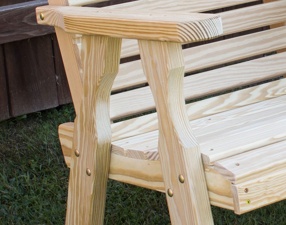 Creekvine Designs Treated Pine Rollback Porch Swing