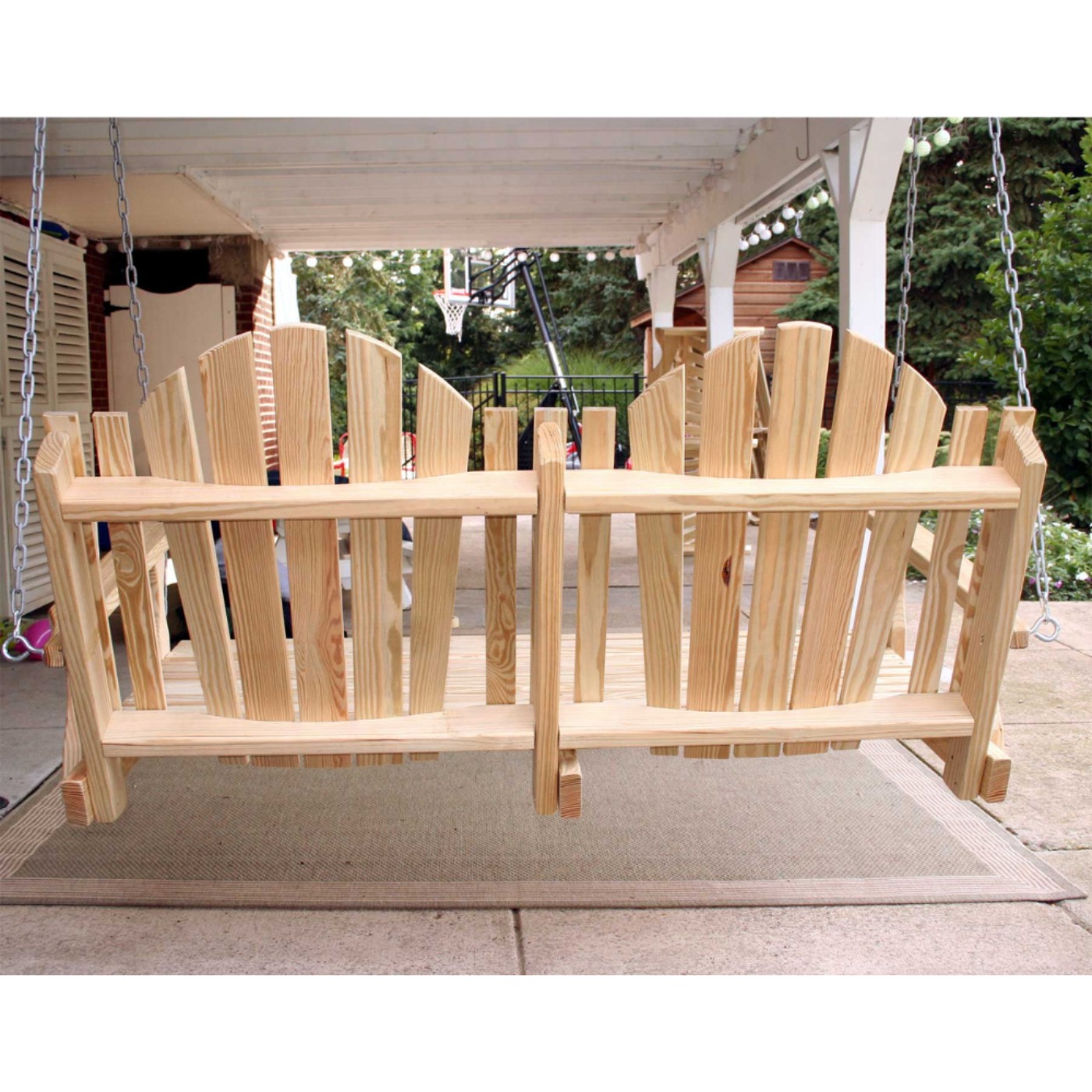 Creekvine Designs 60 Inch Treated Pine Adironback Swingbed