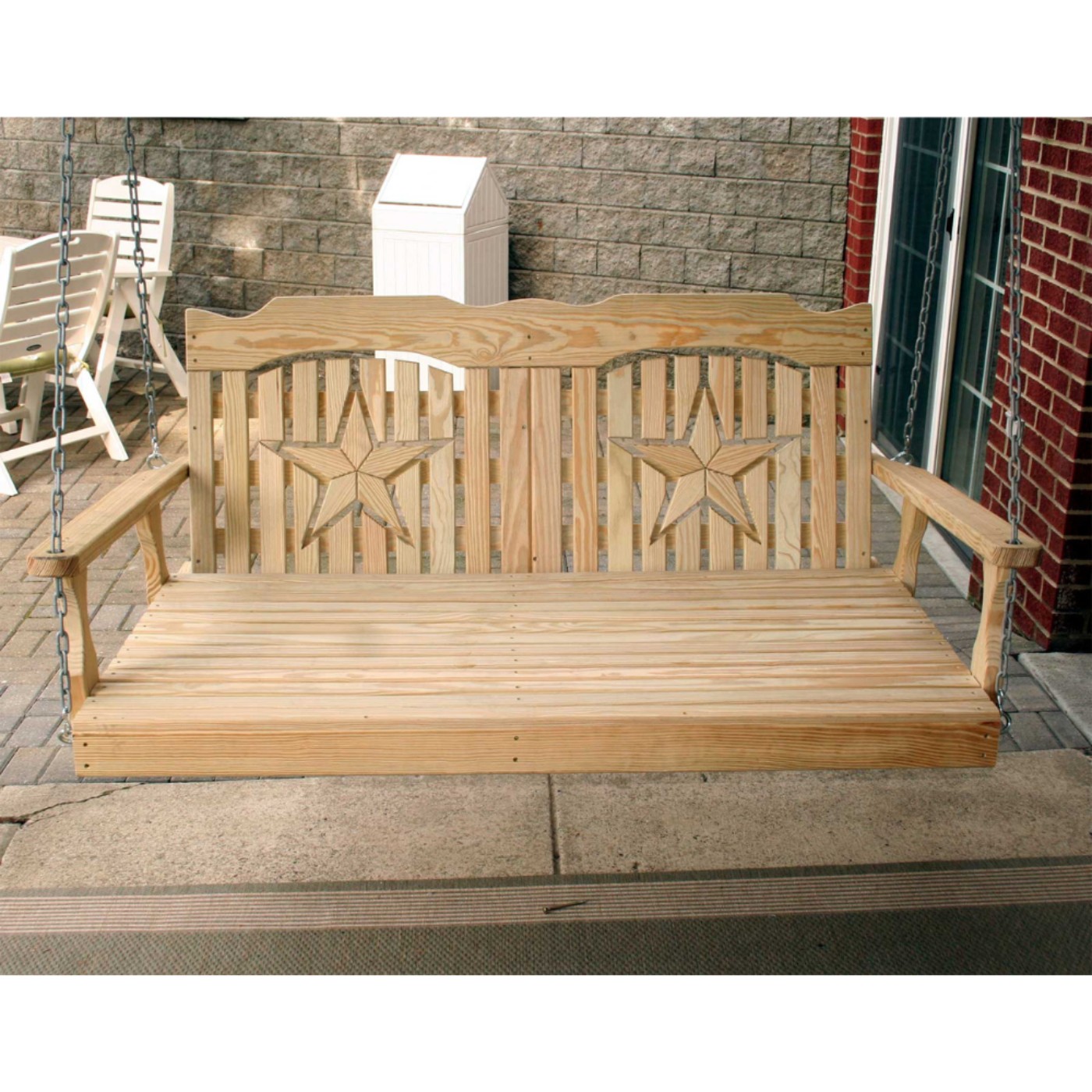 Creekvine Designs 60 Inch Treated Pine Starback Swingbed