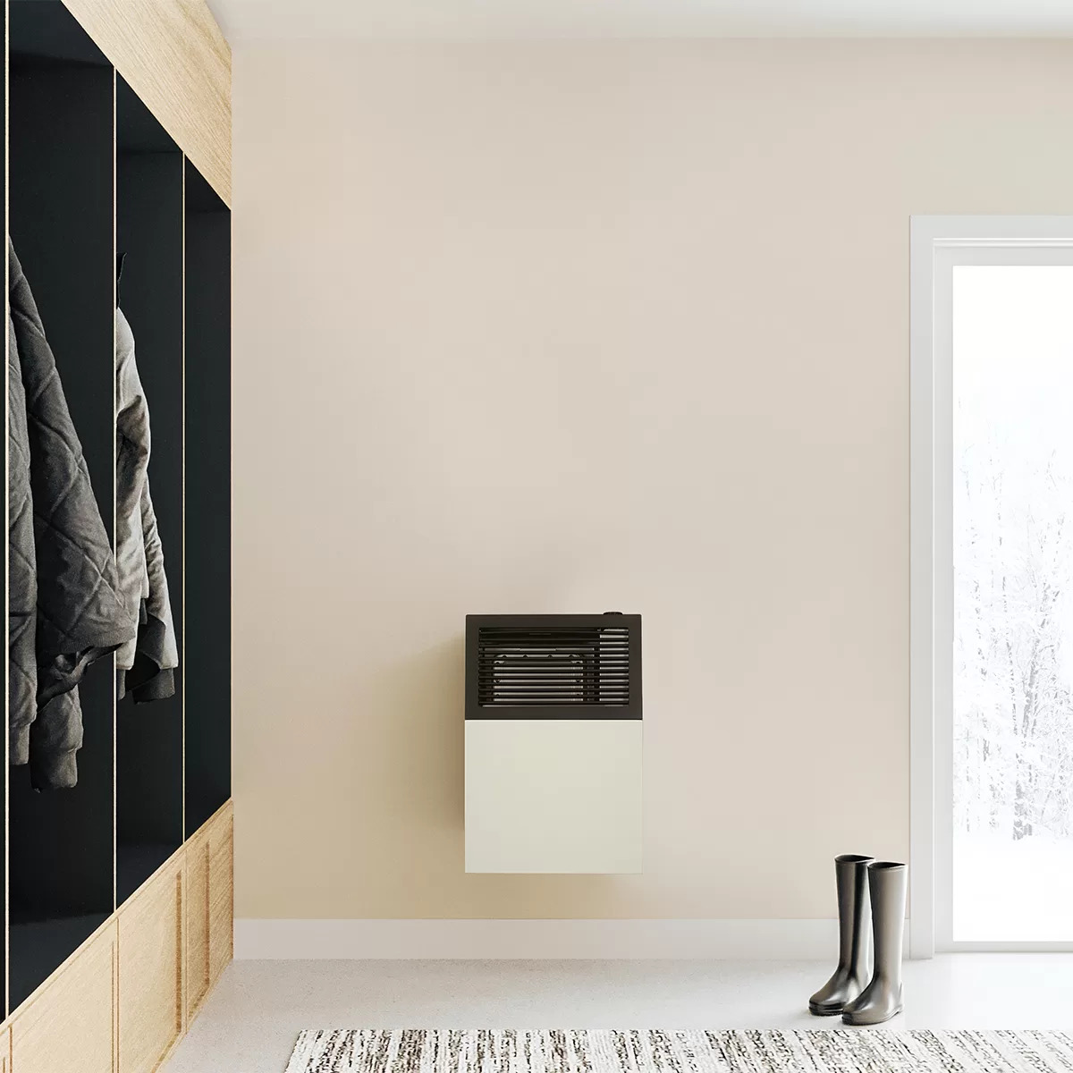 US Stove 14 Inch Ashley Direct Vent Gas Wall Heater