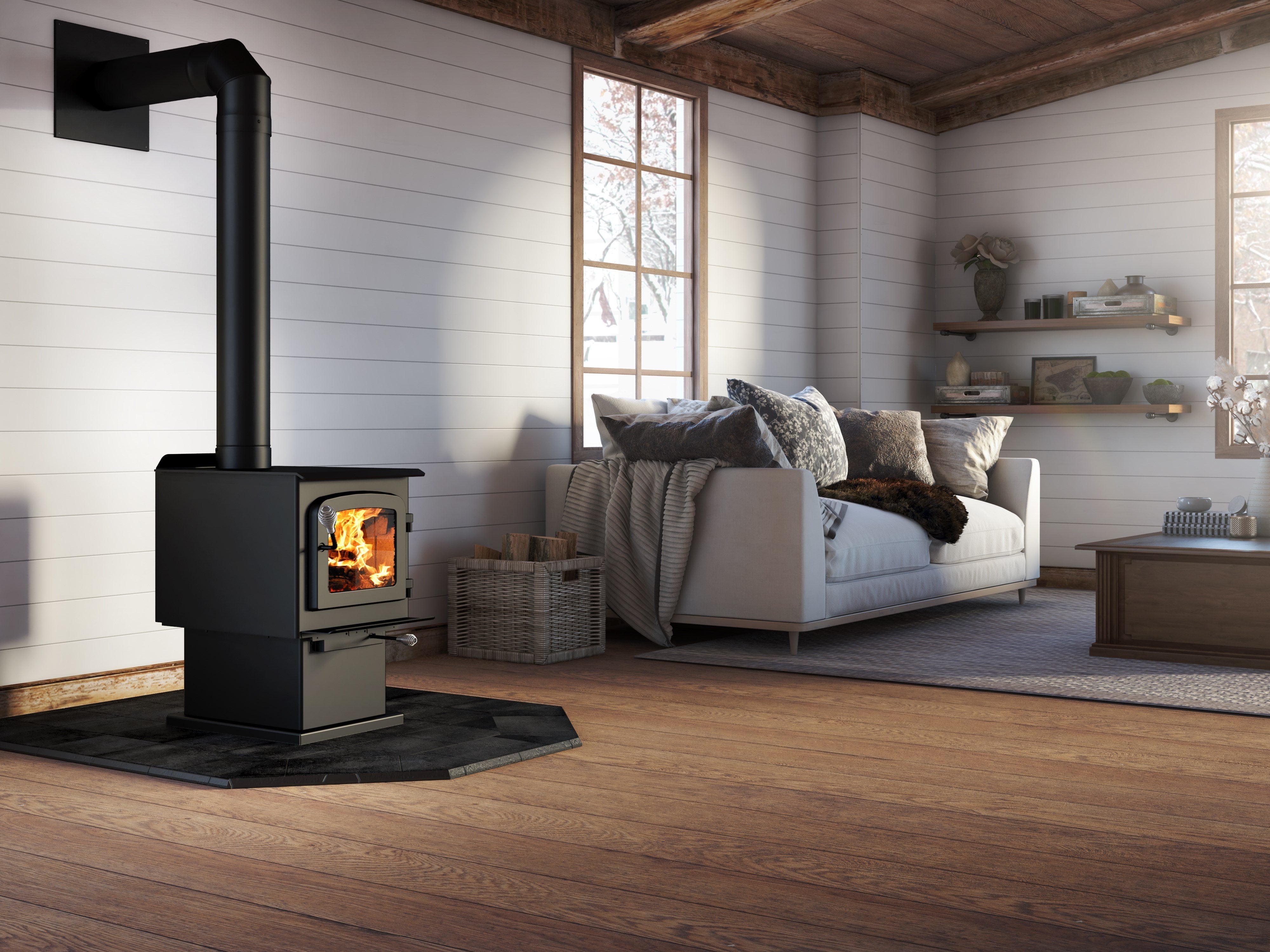 Drolet 18 Inch Escape 1200 N Wood Burning Stove