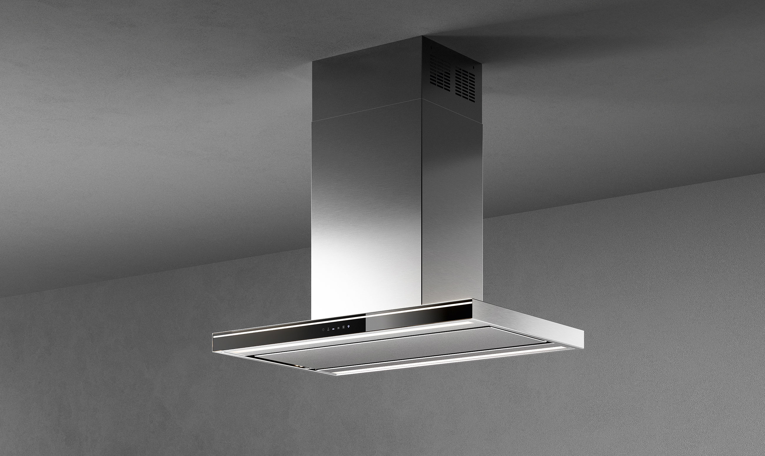 Falmec 36 Inch Lumina LED NRS Island Vent Hood