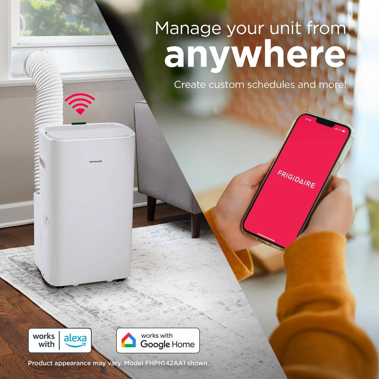 Frigidaire 14K BTU WiFi-Enabled 3-in-1 Portable Air Conditioner