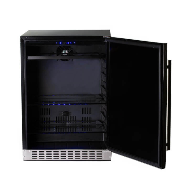 Haven Outdoor 24 Inch Azure Refrigerator with Reversible Door