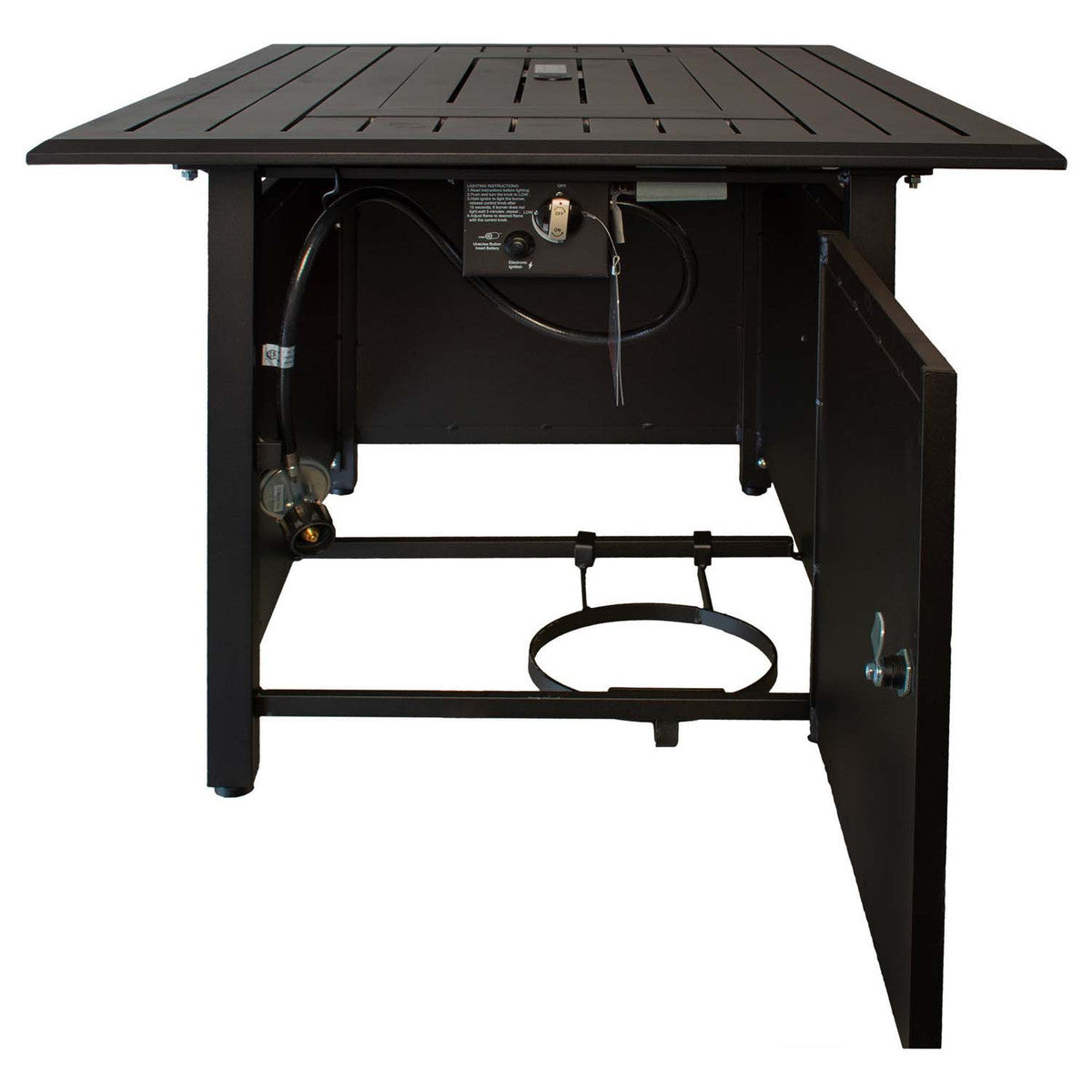 JR Home 46 Inch Paramount Charlie Convertible Propane Fire Table