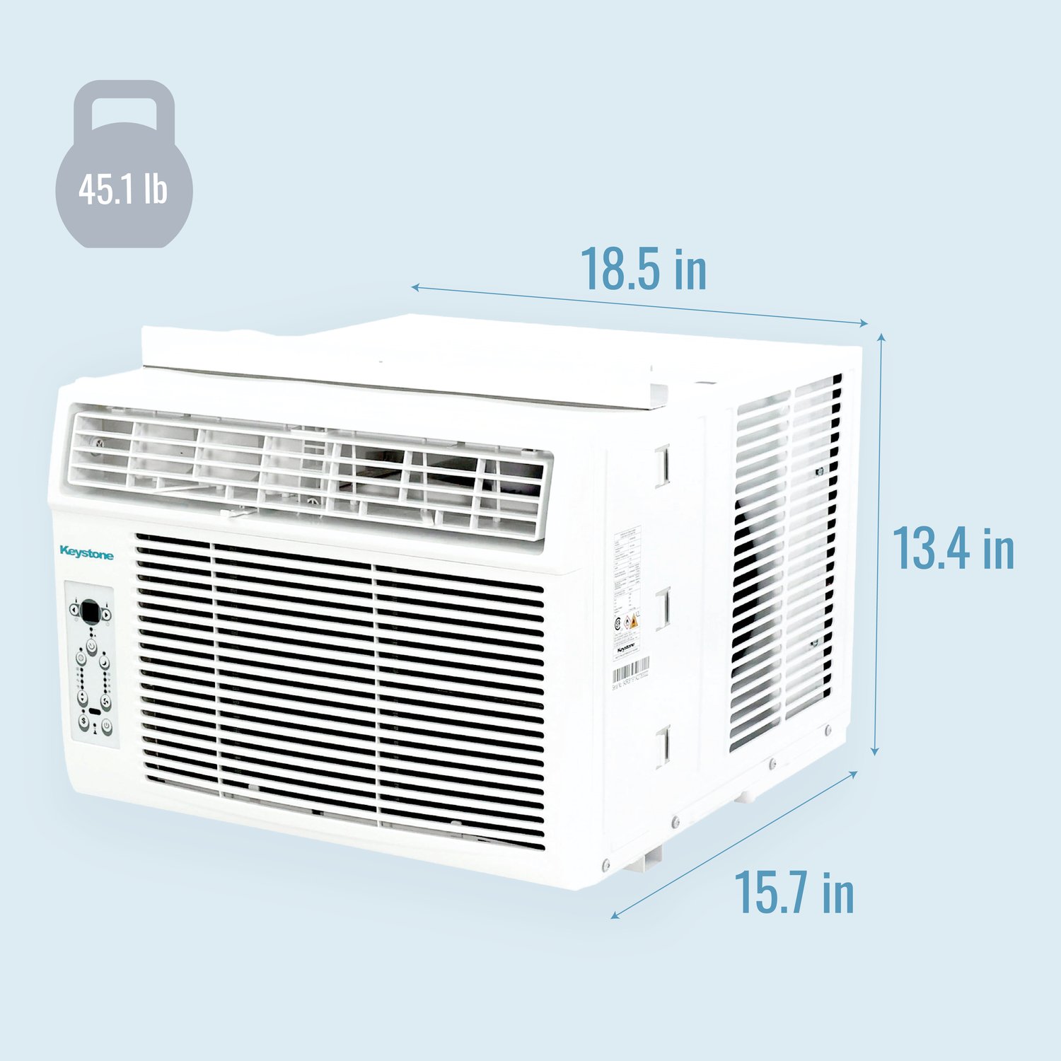 Keystone 19 Inch 6K BTU Window Air Conditioner - 115V