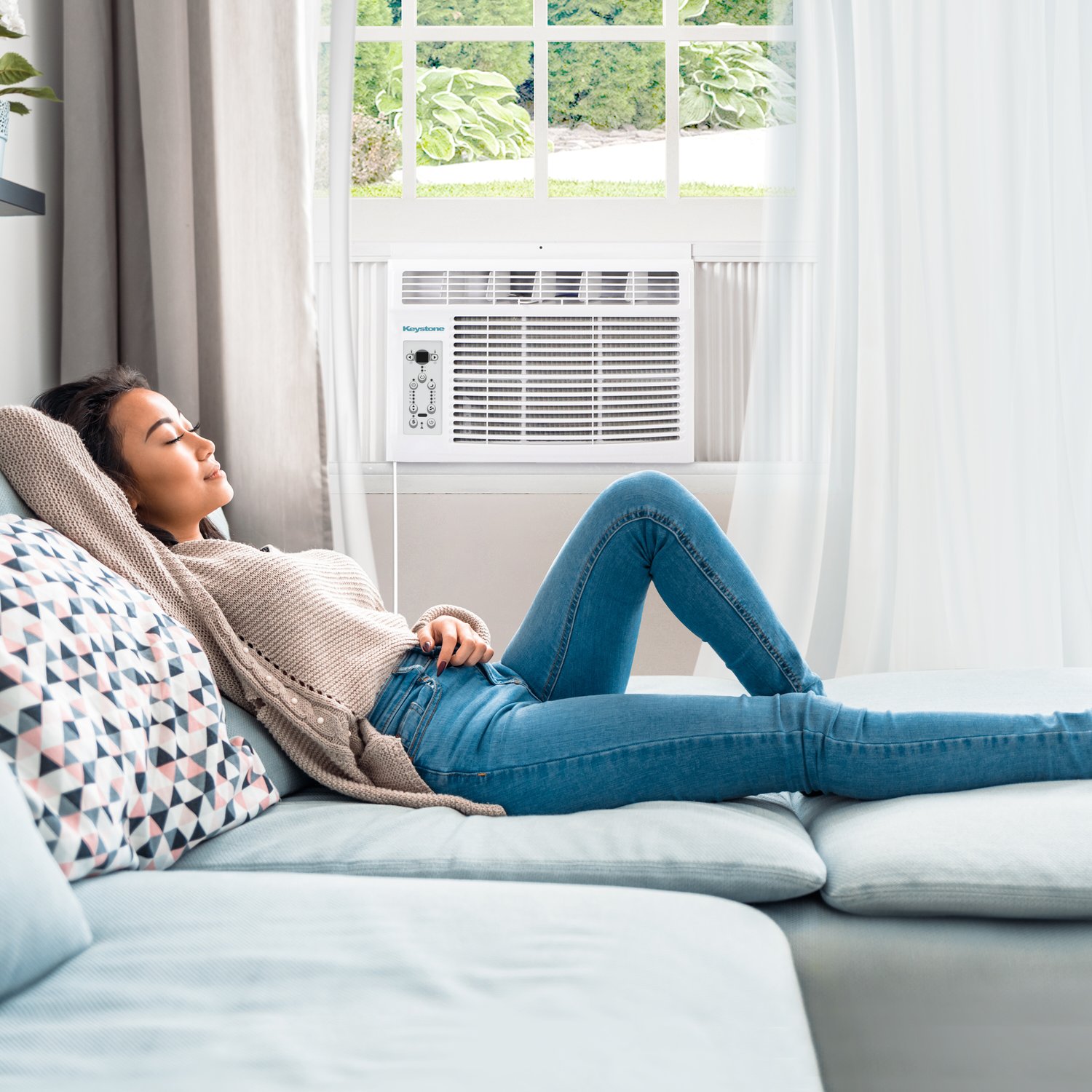 Keystone 19 Inch 8K BTU Window Air Conditioner - 115V