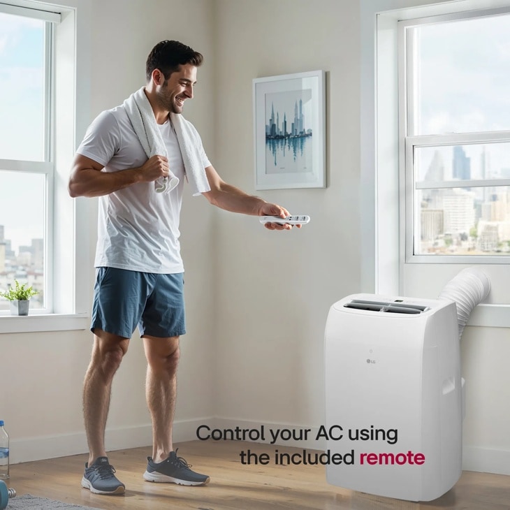 LG 10K BTU Portable Air Conditioner with Heater