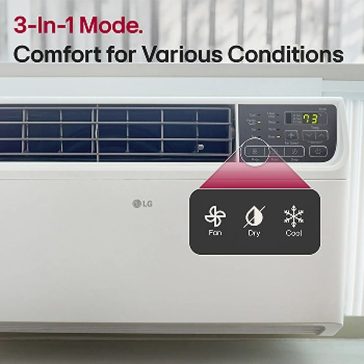 LG 8K BTU Dual Inverter Window Air Conditioner