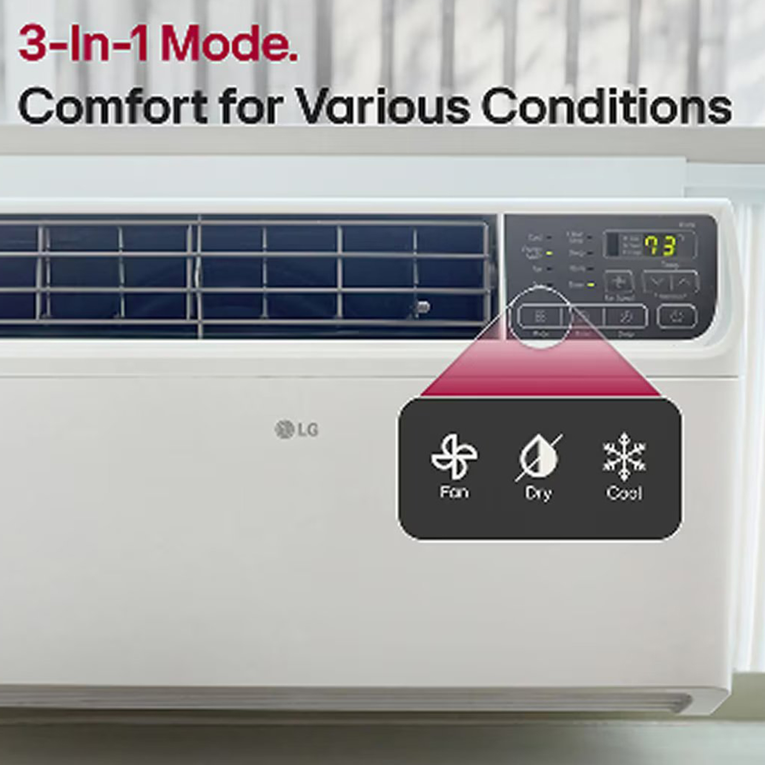 LG 8.5 BTU High Efficiency Dual Inverter Window Air Conditioner