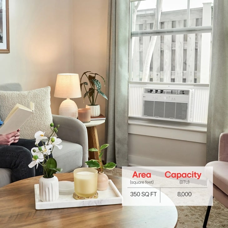 LG 8K BTU Smart Wi-Fi Enabled Window Air Conditioner