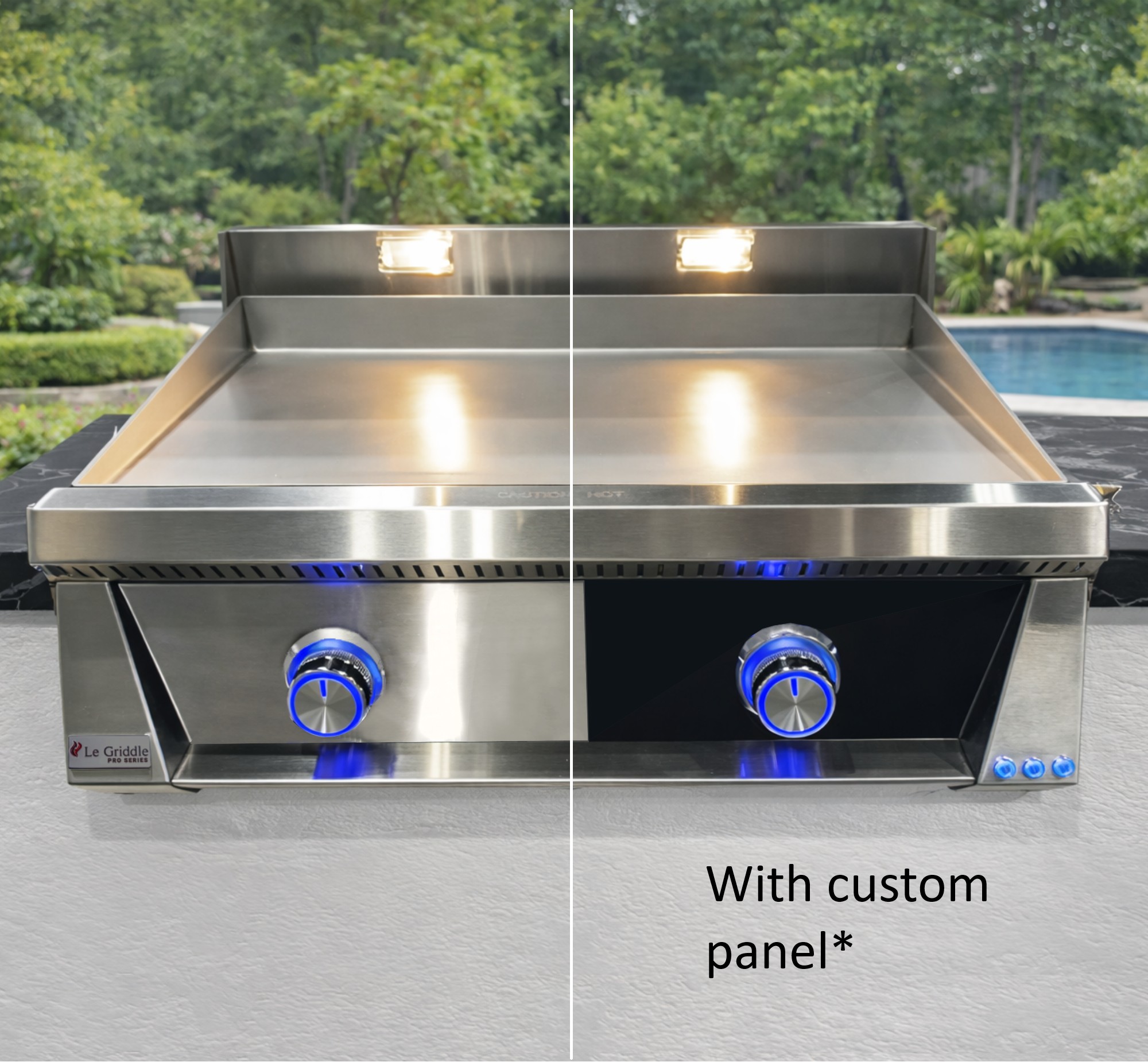 Le Griddle Matte Black Front Panel for Pro 40 Griddles