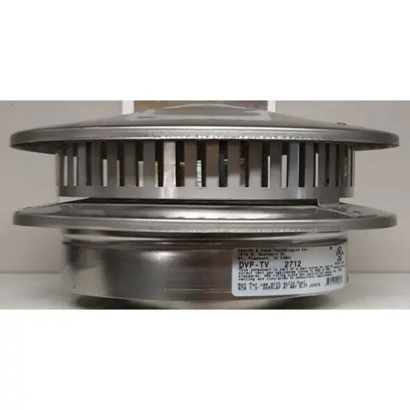 Majestic DVP-TV Vertical Termination Cap with Storm Collar - 5 Inch Diameter