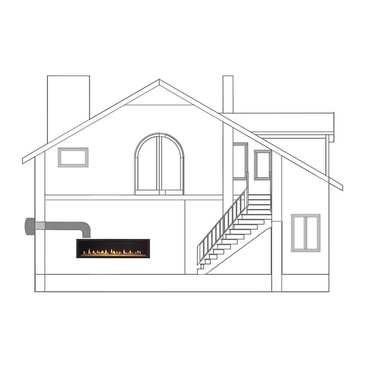 Majestic Heat Zone Adaptor for Echelon II Gas Fireplaces