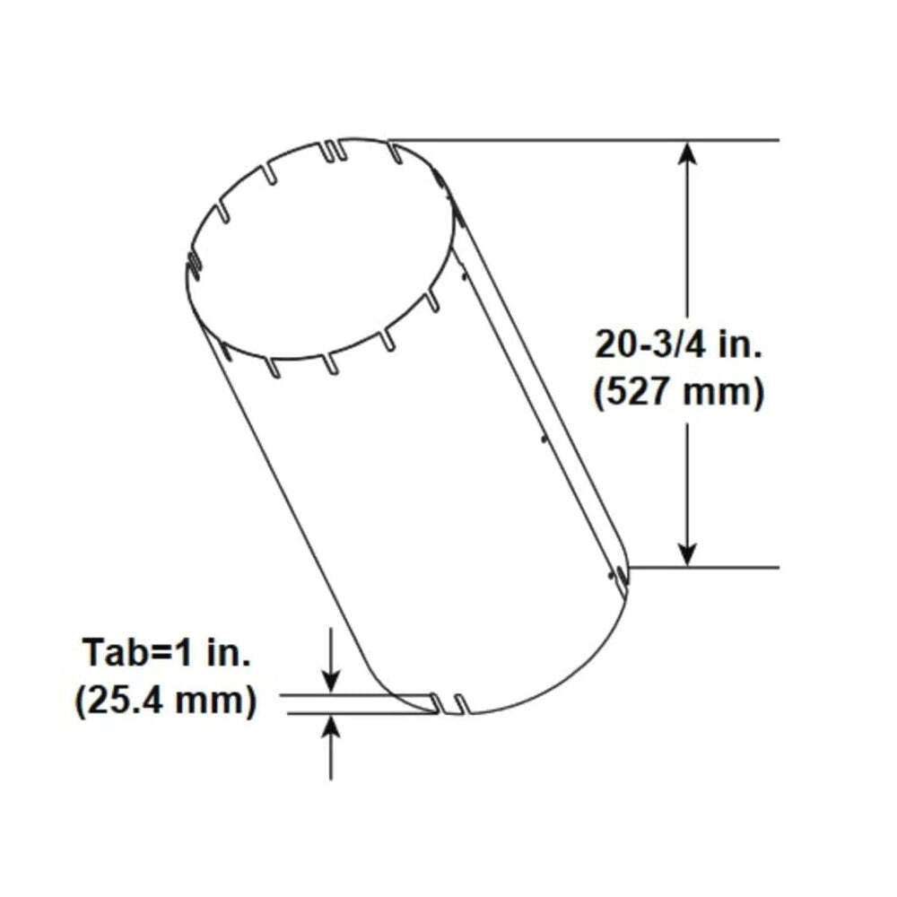 Majestic Universal Attic Insulation Shield - For 4-Inch Majestic SLP and 5-Inch Majestic DVP Vent Pipe