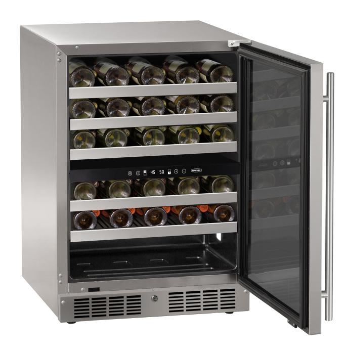 Marvel 24 Inch Essential Dual Zone Wine Refrigerator