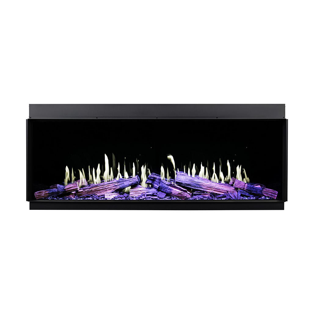 Modern Flames 100 Inch Orion V2 Multi-View Bay Front Wall Mount Electric Fireplace