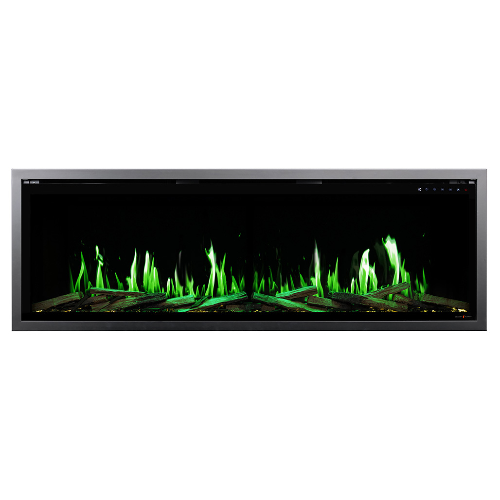 Modern Flames 52 Inch Orion V2 Slim Wall Mount Electric Fireplace