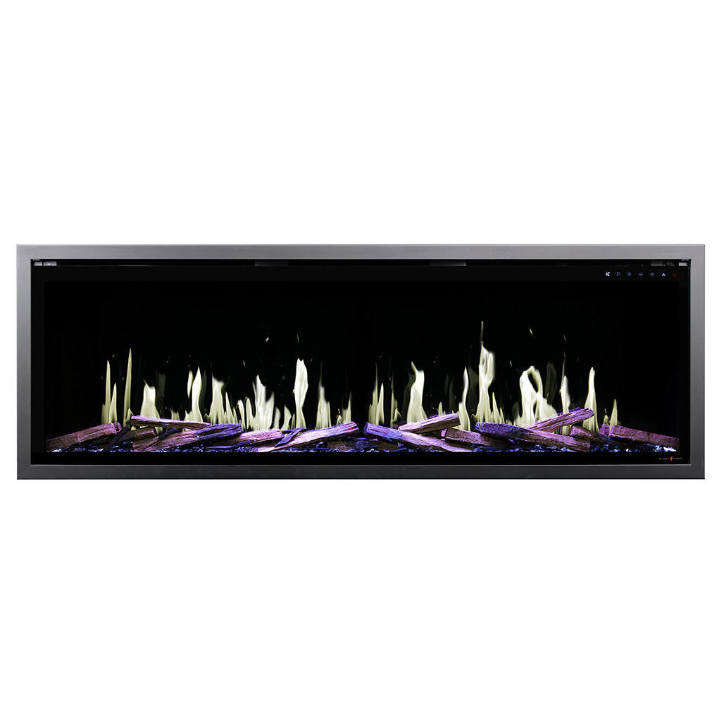 Modern Flames 52 Inch Orion V2 Slim Wall Mount Electric Fireplace