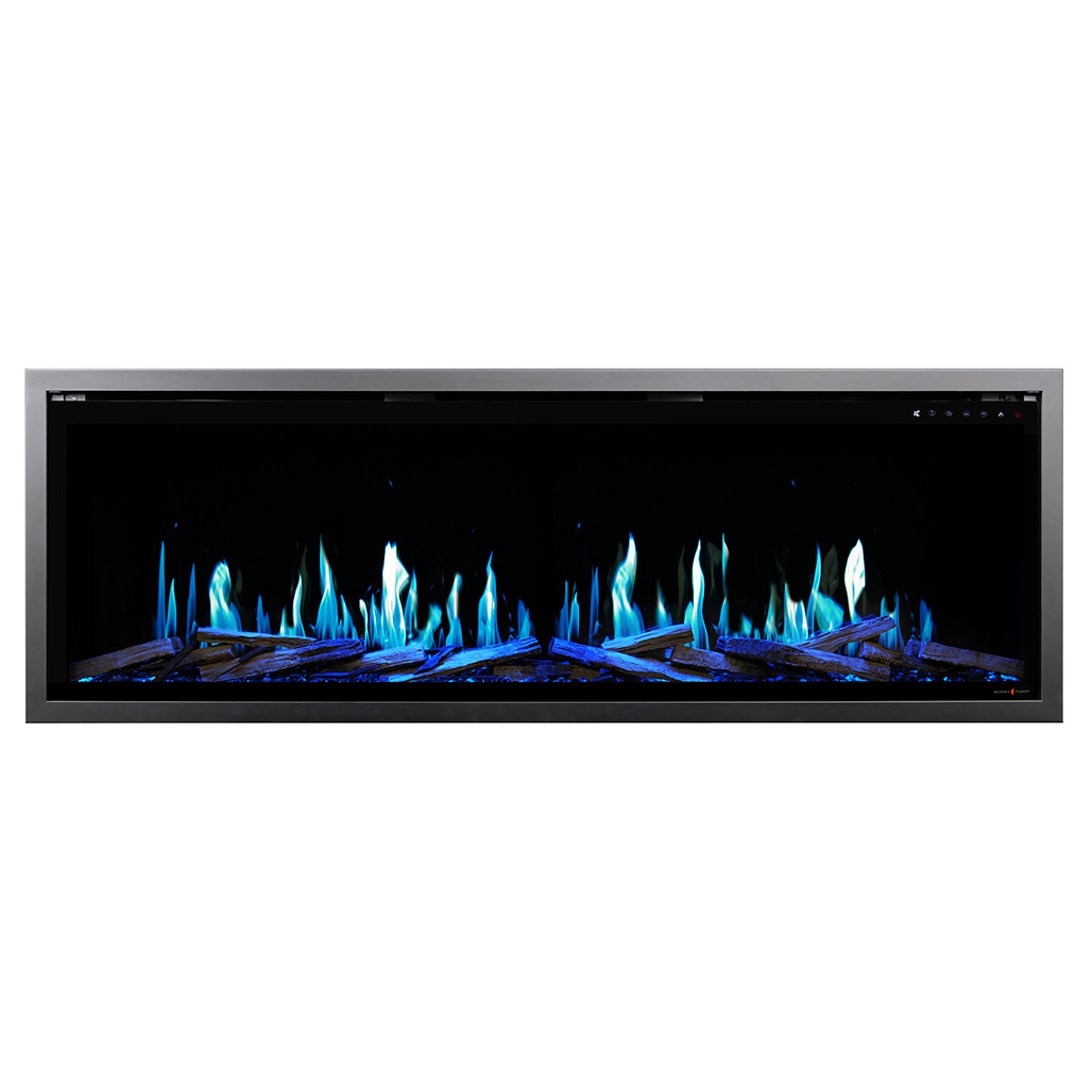 Modern Flames 52 Inch Orion V2 Slim Wall Mount Electric Fireplace