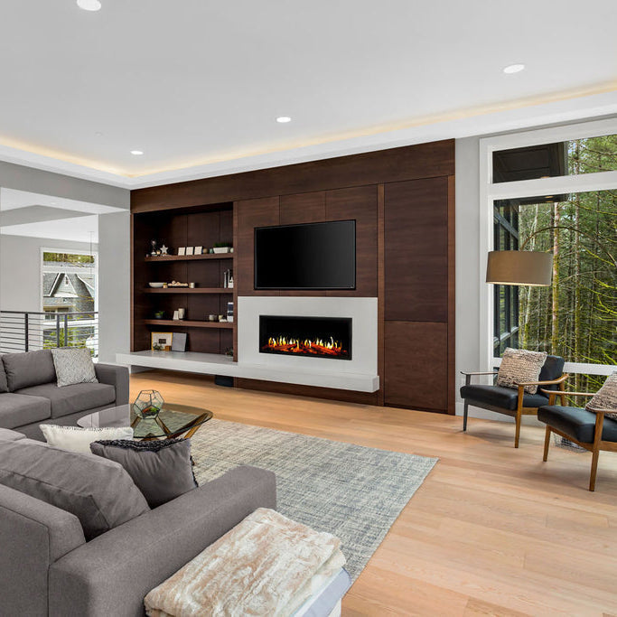 Modern Flames 60 Inch Orion V2 Slim Wall Mount Electric Fireplace