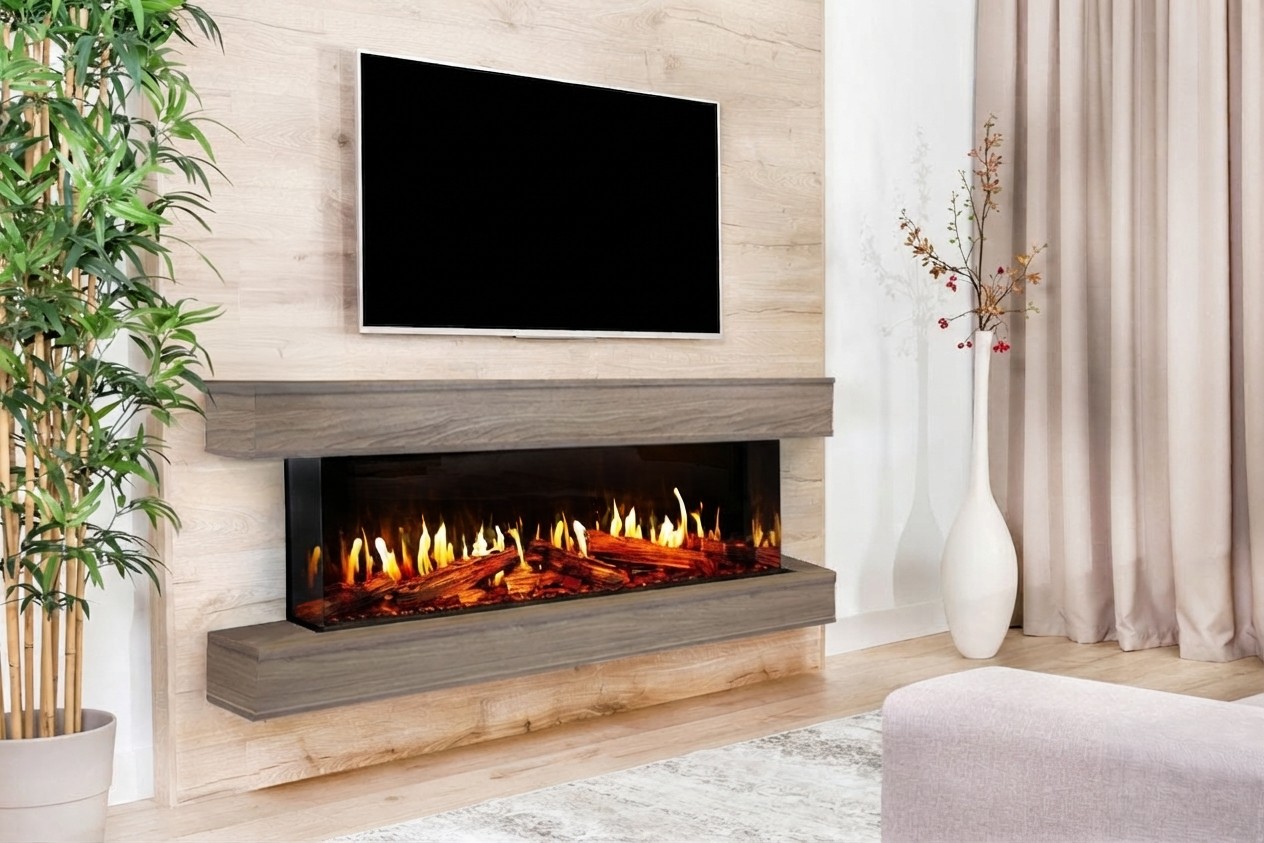Modern Flames Floating Mantel for 52 Inch Orion Electric Fireplaces
