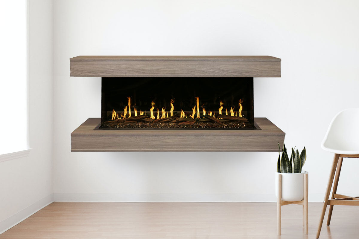 Modern Flames Floating Mantel for 60 Inch Orion Electric Fireplaces