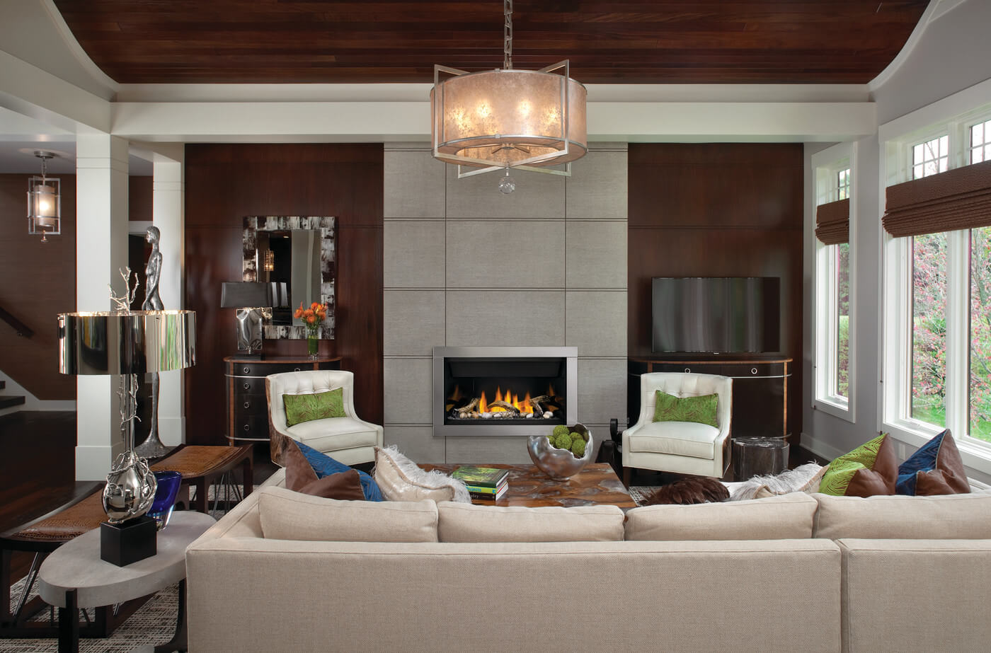Napoleon 36 Inch Ascent Direct Vent Natural Gas Linear Fireplace