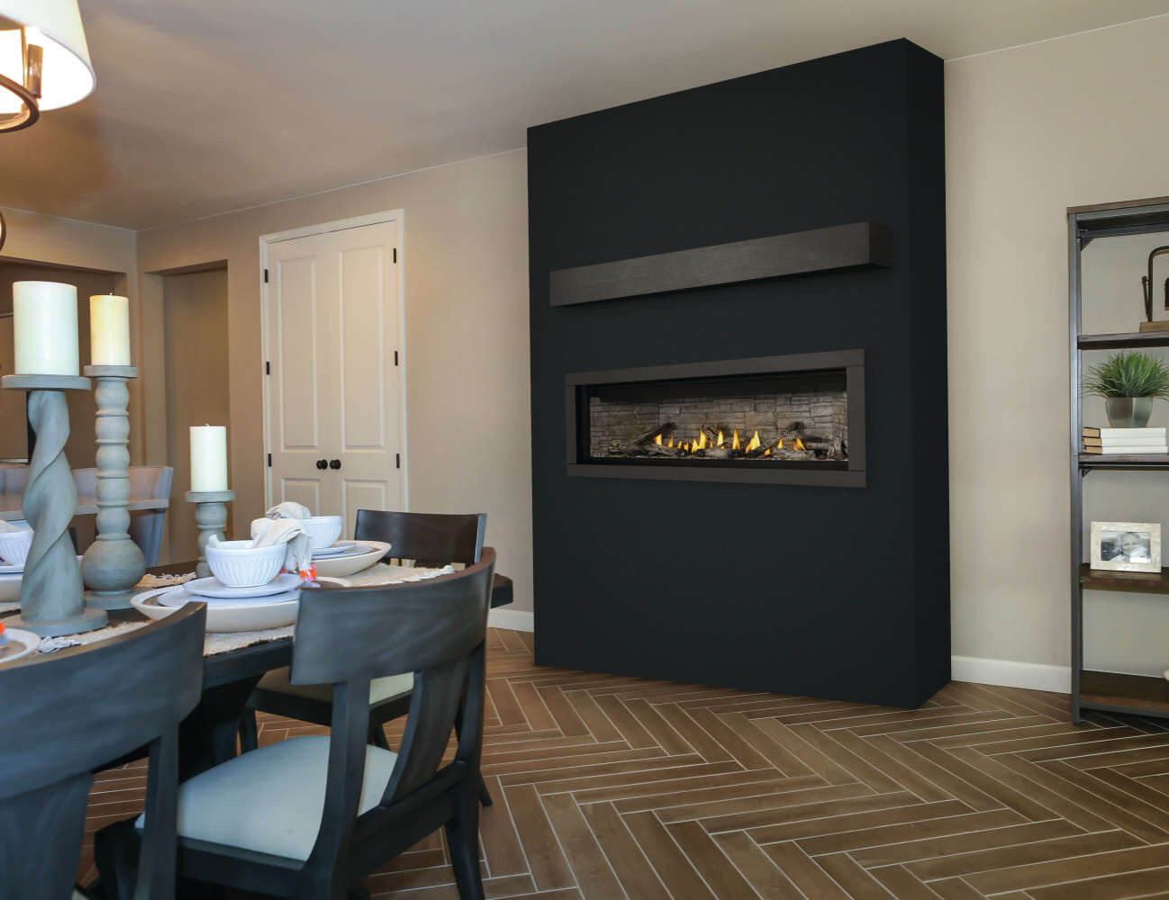 Napoleon 56 Inch Ascent Direct Vent Natural Gas Linear Fireplace