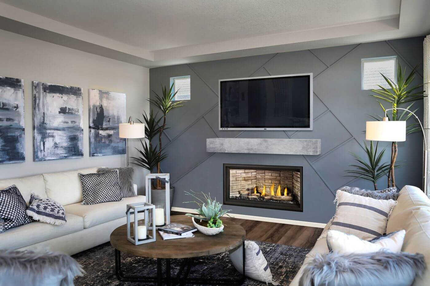 Napoleon 42 Inch Ascent Linear Premium Direct Vent Natural Gas Fireplace