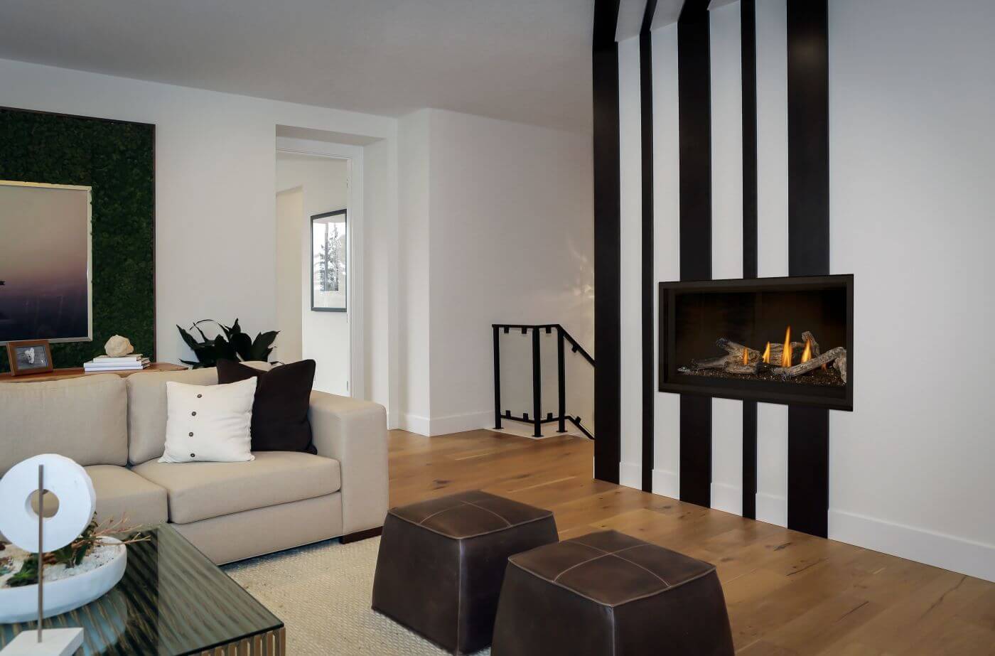 Napoleon 42 Inch Ascent Linear Premium Direct Vent Natural Gas Fireplace
