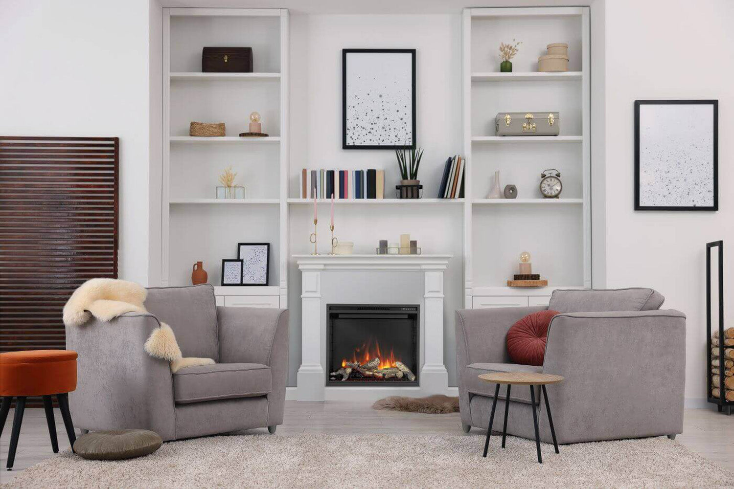 Napoleon 36 Inch Element Built-In Electric Fireplace