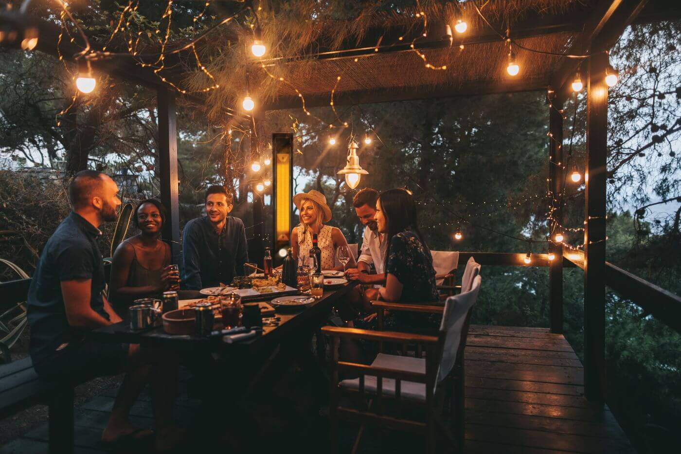 Napoleon 80 Inch Phantom Freestanding Outdoor Electric Infrared Heater