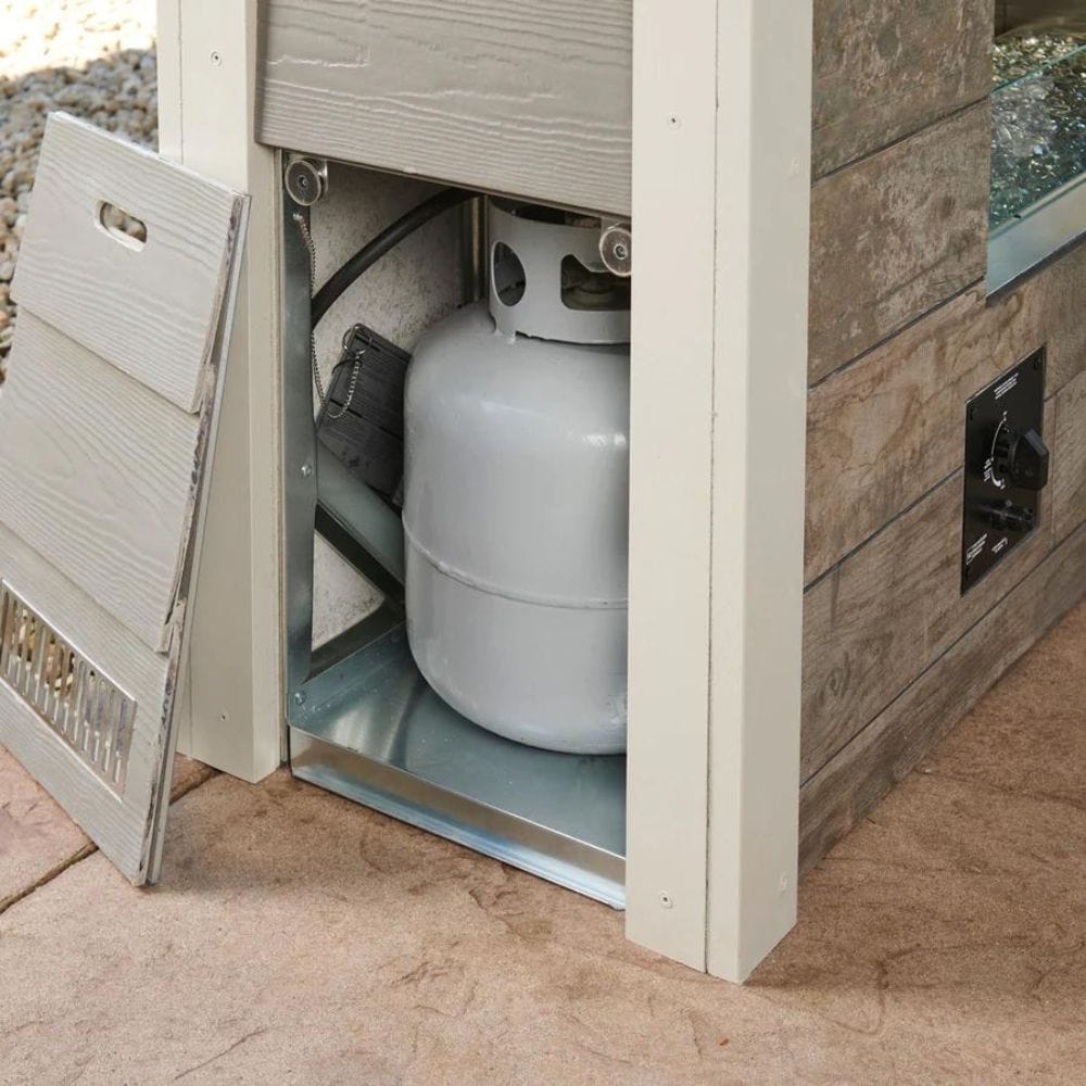 Outdoor Greatroom Company 60 Inch RTF Propane Fireplace - Electronic Ignition