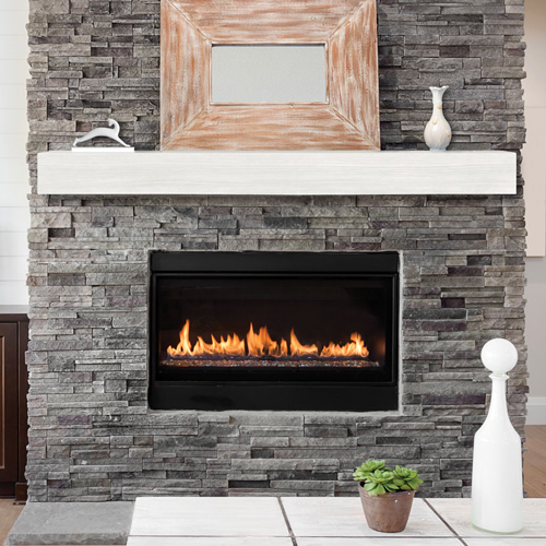 Pearl Mantels 84 Inch Zachary Non-Combustible Fireplace Mantel Shelf