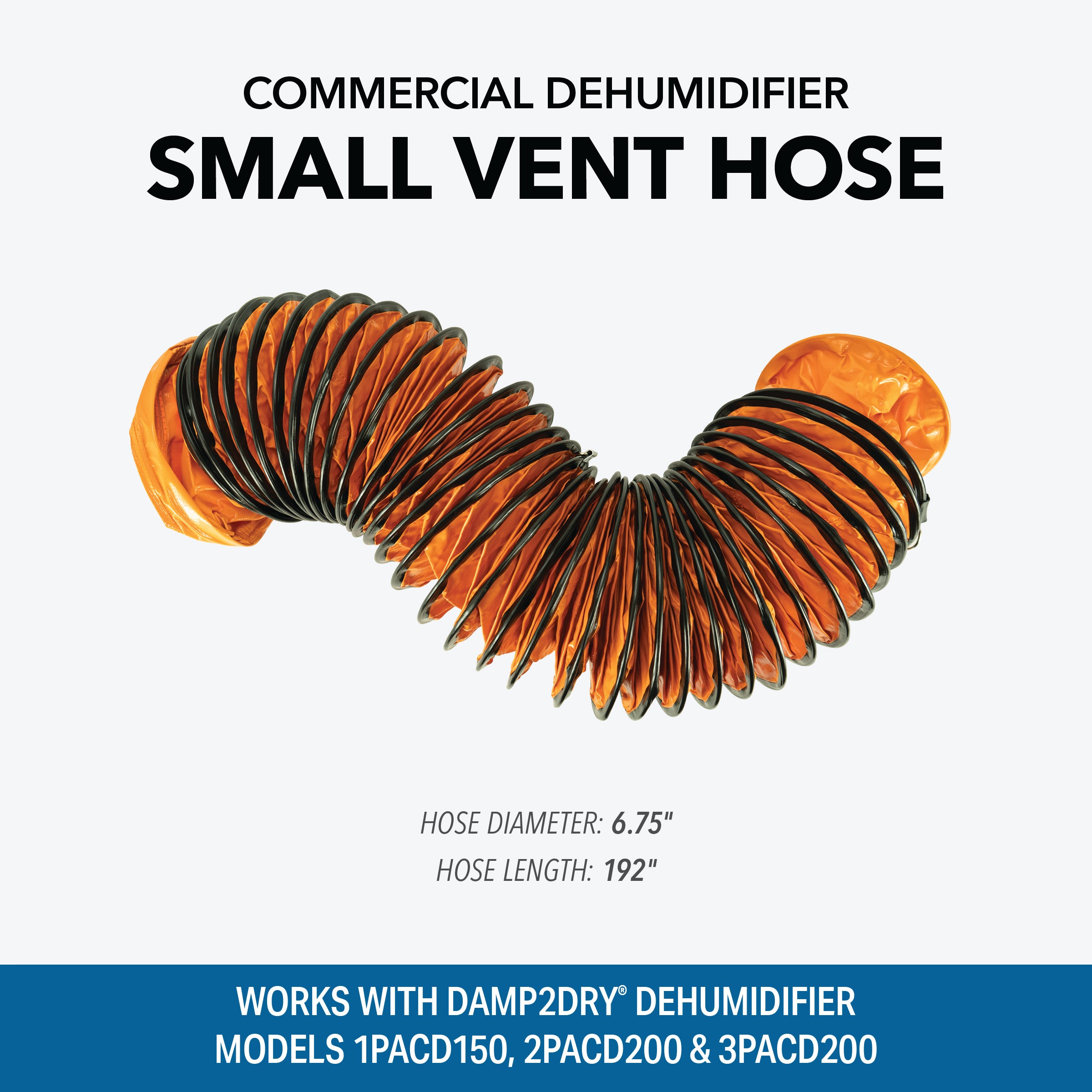 Perfect Aire 16 Foot Small Commercial Dehumidifier Vent Hose