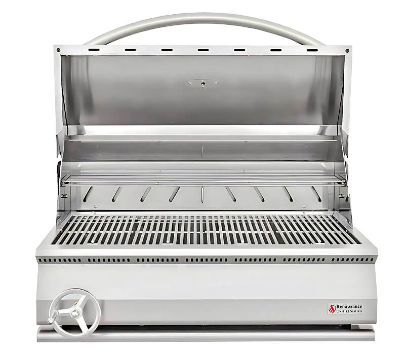 RCS 32 Inch Stainless Steel Premier Charcoal Grill