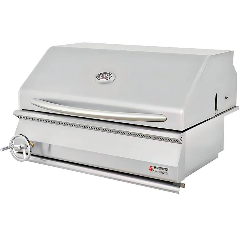 RCS 32 Inch Stainless Steel Premier Charcoal Grill