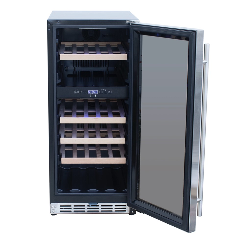 RCS 15 Inch Stainless Steel Dual Zone Wine Cooler