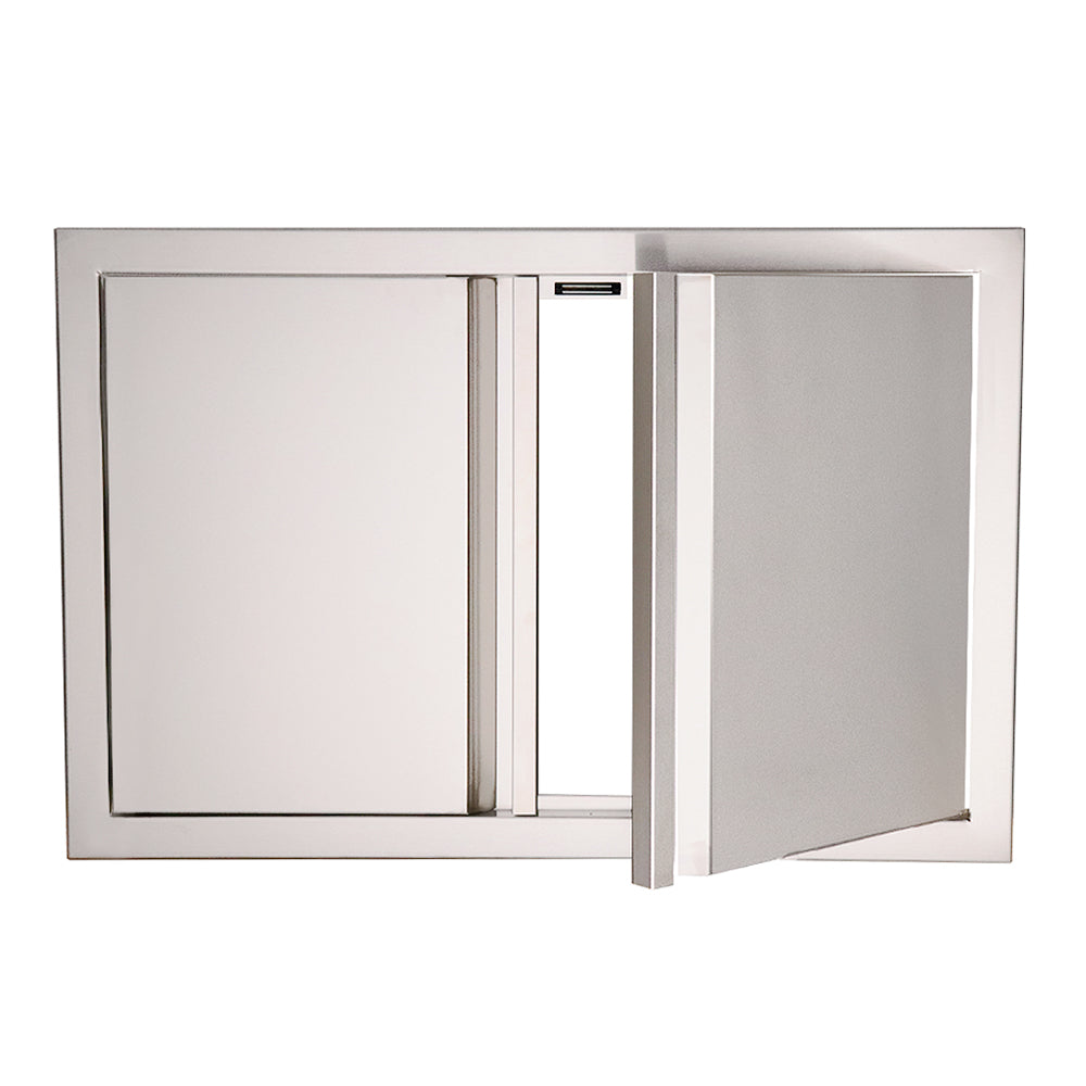 RCS 45 Inch Stainless Steel Valiant Double Doors