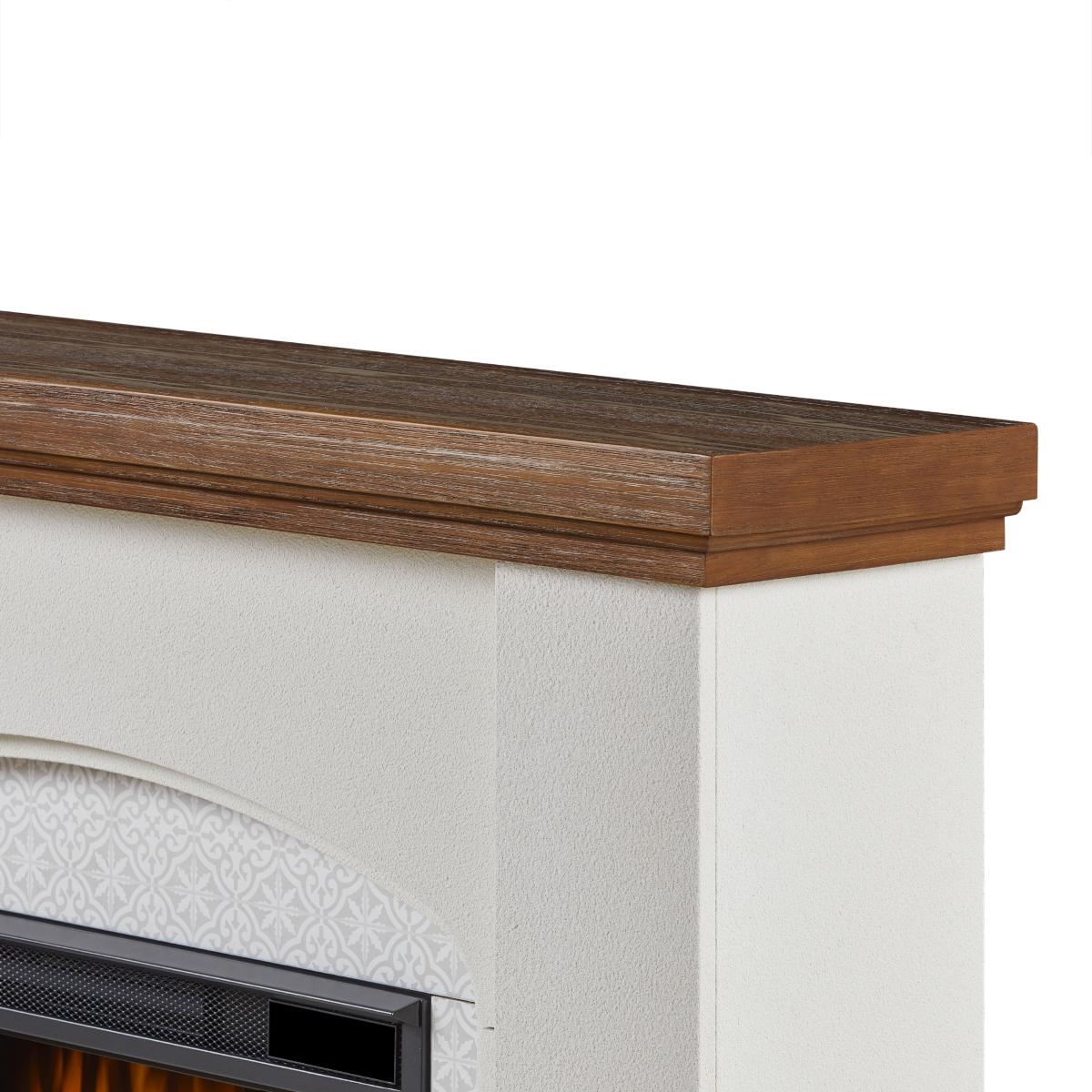Real Flame 50 Inch Anika Electric Fireplace with Mantel