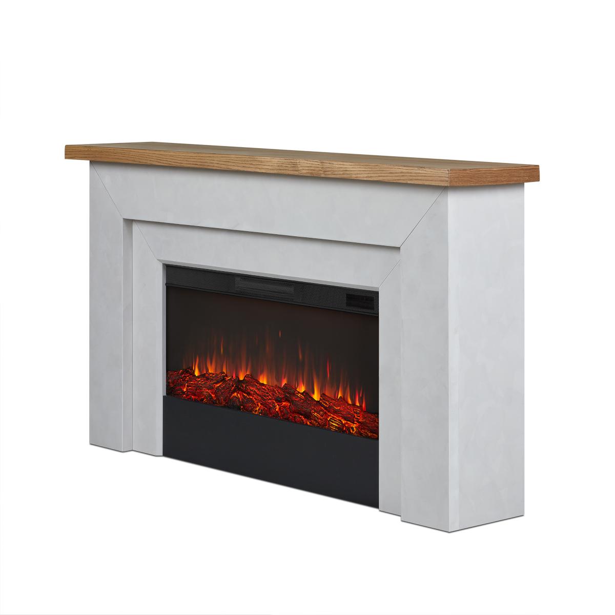 Real Flame 68 Inch Malie Standard Landscape Electric Fireplace with Mantel