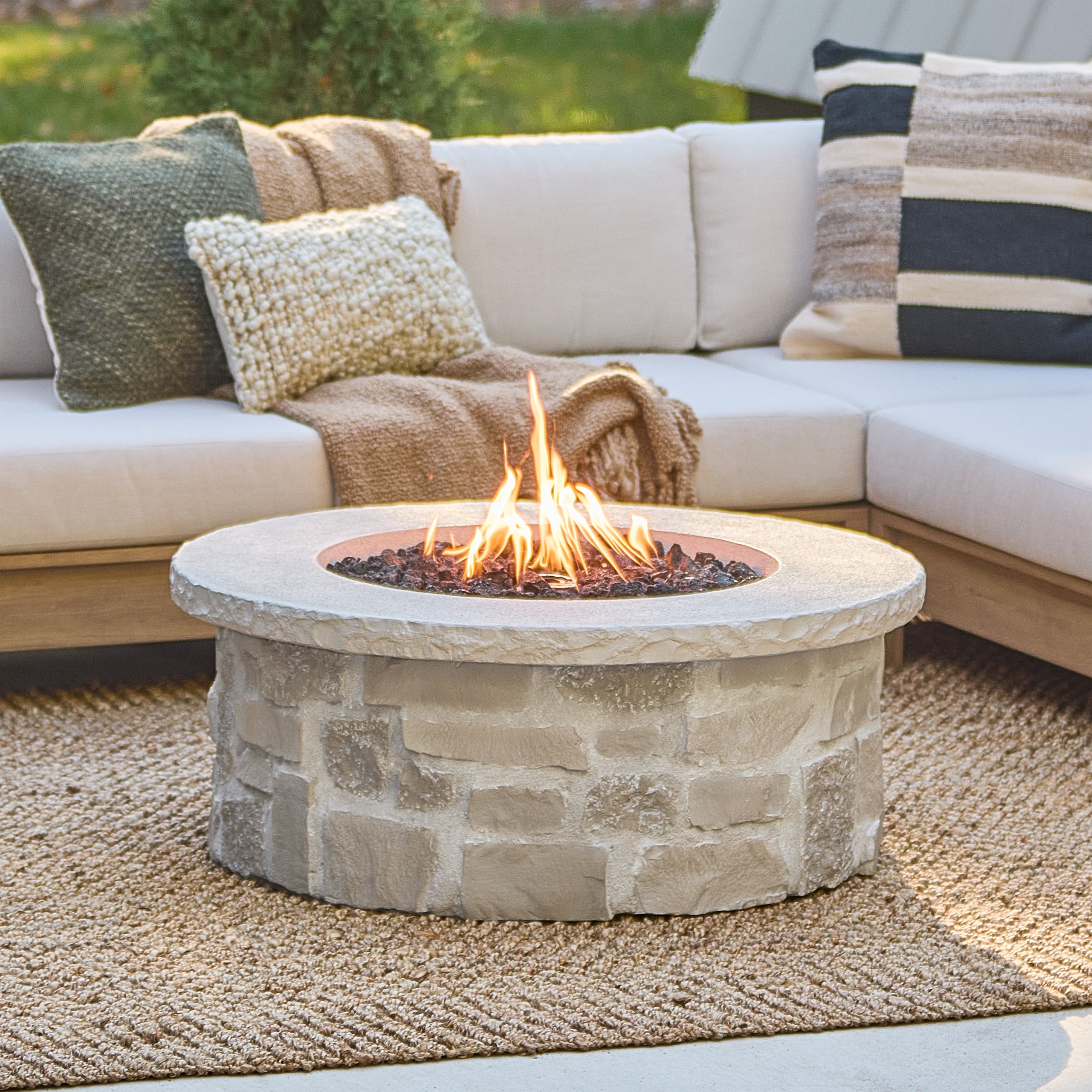 Real Flame 40 Inch Scottsdale Propane Fire Table