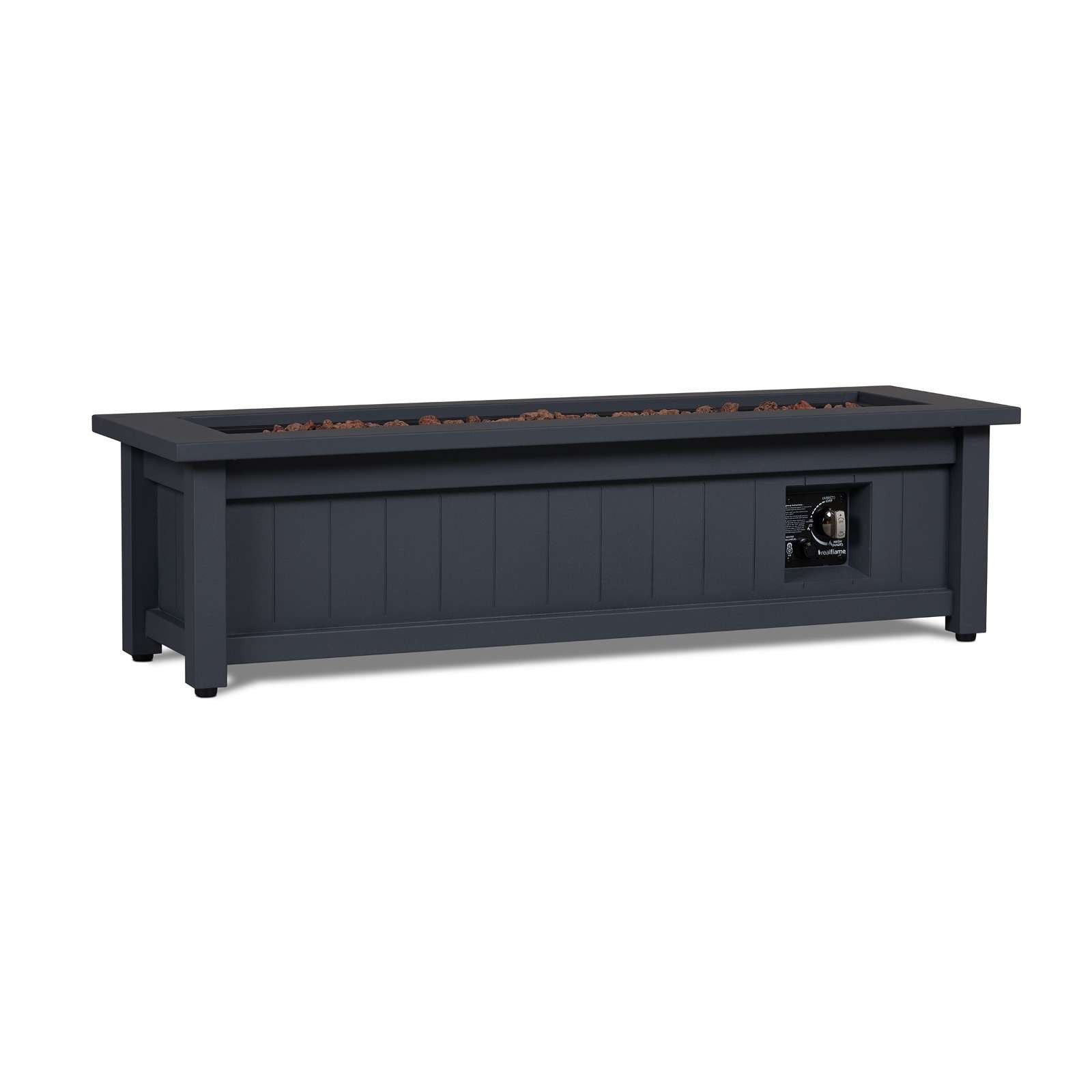 Real Flame 50 Inch Ortun Propane Fire Table
