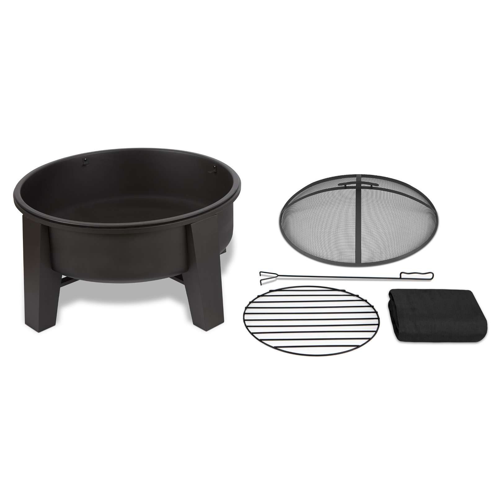 Real Flame 35 Inch Forsyth Wood Burning Fire Pit
