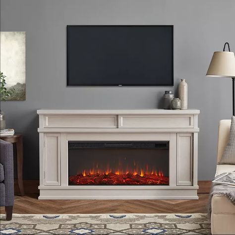 Real Flame 60 Inch Torrey Landscape Electric Fireplace TV Stand