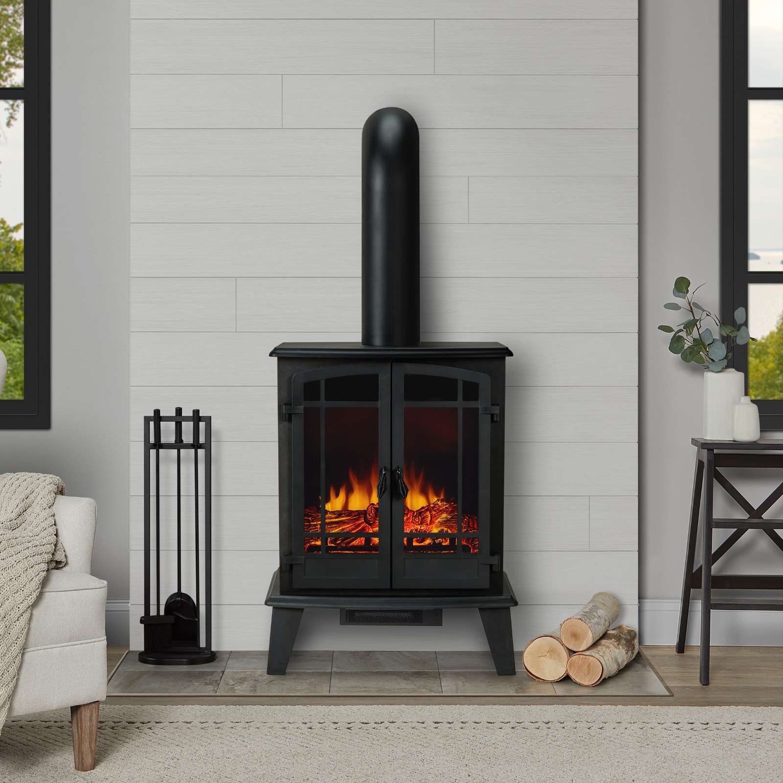 Real Flame 25 Inch Foster Electric Fireplace Stove