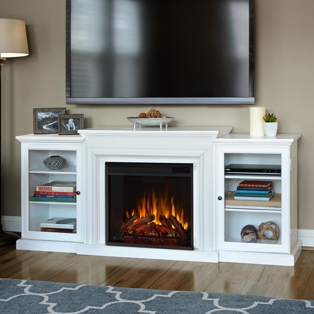 Real Flame 72 Inch Frederick Electric Fireplace TV Stand